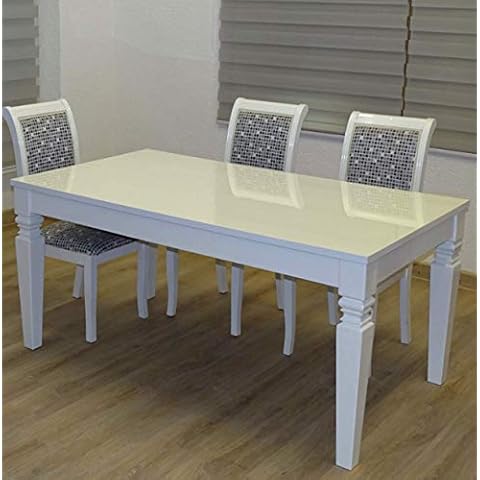Euro Tische Esszimmertisch weiß Hochglanz Barock Orientalisch Antik Cover