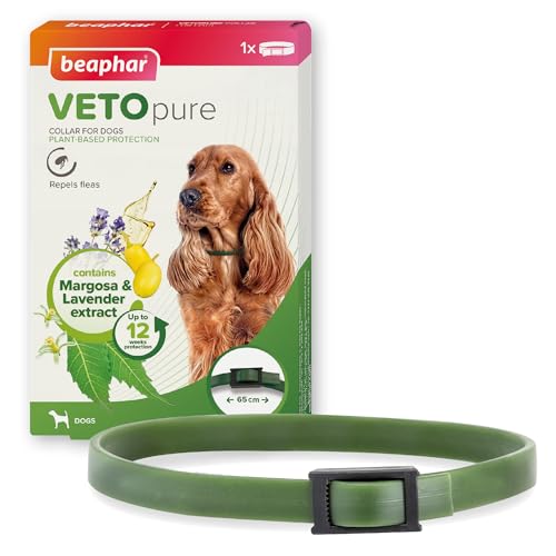 Beaphar, VETOpure Flea Collar for Dogs, Plant-Based Protection, Repels for up to 12 Weeks - Image 3