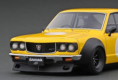 イグニッションモデル　1/18 MAZDA サバンナRX-3 レーシングイエロー Amazon | イグニッションモデル 1/18 マツダ サバンナ RX-3