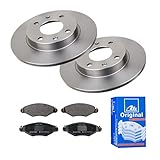bremsscheiben für peugeot 206 Bremsscheibenart: Voll ATE 2 Bremsscheiben Ø247 Voll + Bremsbeläge für Peugeot 206 2A/100 306