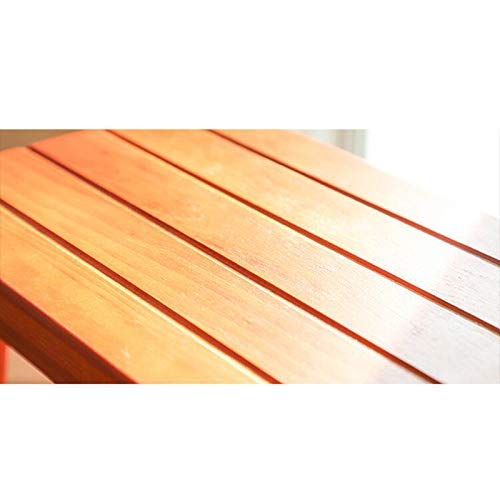 Taburete escalera plegable con peldaños de madera engrosada 6