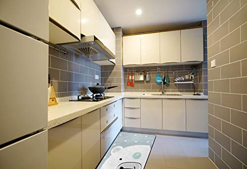 Tapis de cuisine antidérapant lavable en machine imperméable 39x20" - 4