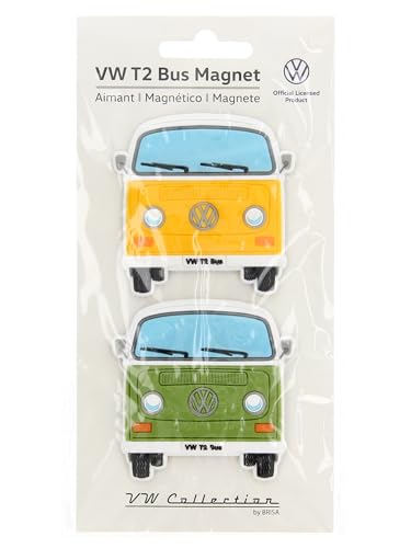 Imán decorativo VW T2 Camper Bus set de 2 miniatura 2