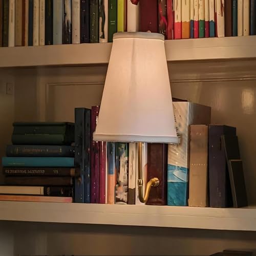 DANGGEOI Lâmpada literária clássica, candeeiro de mesa com design de livro vintage, candeeiro de mes