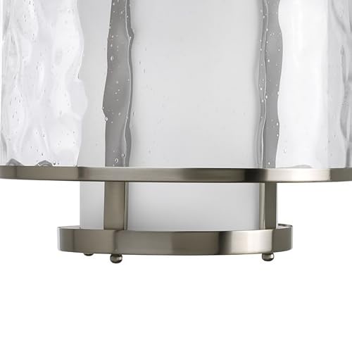 Image of Progress Lighting 1-Light Foyer Pendant, Bay Court Collection, Indoor, P3701-09, Brushed Nickel