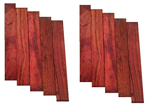 Cocobolo Pen Blanks 10-Pack
