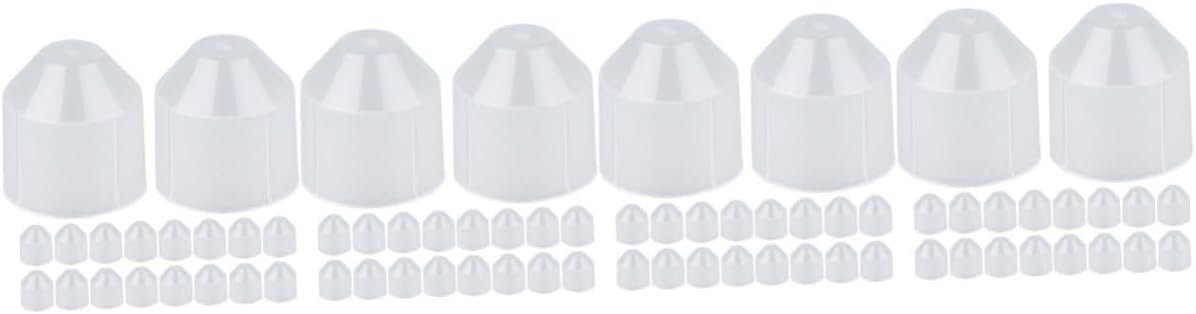 Lurrose 400pcs Light Holder Cups Bulb for Led Fixtures Easy Installation Compatible Lamp Convenient User-friendly Design