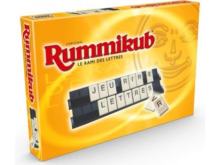 pour rummikub, Le rami des Lettres - Mots a Composer, vocabulaire - des 7 Ans - Set Jeu Societe Original Classique et Carte