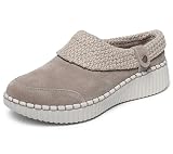 Skechers Women's Wilshire BLVD-Cloudy Skies Mule, Taupe, 7