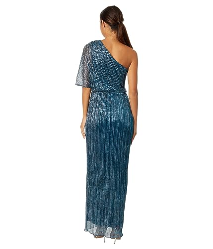 Image of Adrianna Papell Women's Metallic Mesh Gown