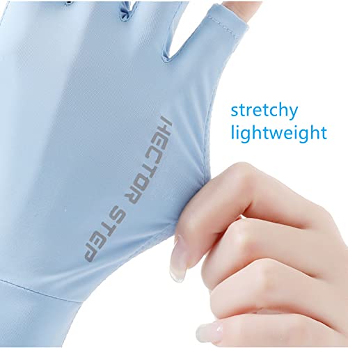 Ligart Upf 50+ Fingerless Sun Gloves For Uv Protection Hand Cover For Women Fishing, Driving, Cycling, Hiking #TOP4