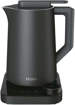Haier I-Master Series 7 su ısıtıcısı, Wi-Fi, 1,3 l, s?cakl?k 37°-100°, LCD, 6 otomatik program, sıcak tutma fonksiyonu 12 saat, çift duvarlı, enerji tasarruflu, paslanmaz çelik, araç temizliği