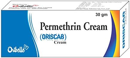 Anti Lice Permethrin Anti-Tick, Eliminates Head Lice Infestations Cream, 30 gm with Shampoo