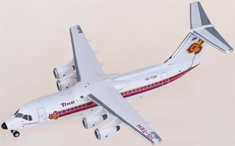 Maquette BAe 146-300 Thai Airways 1:400 FloZ, réplique de collection en métal haute fidélité