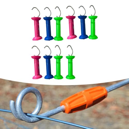 Isolateur de poignée de clôture électrique x10 - Lot de fixation extérieure - 4