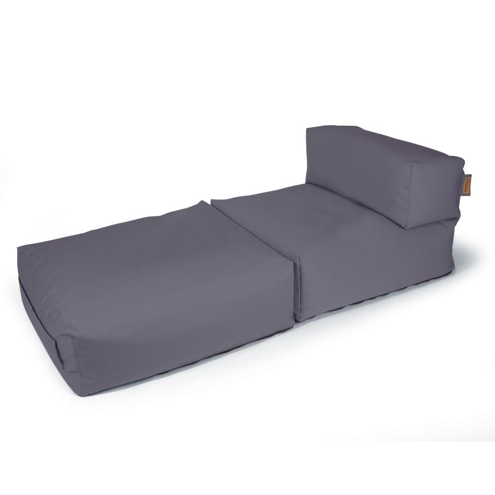Switch Plus (anthrazit) Der Outdoor-Sitzsack für den Garten und die Terrasse Ganzjährig Outdoor geeignet