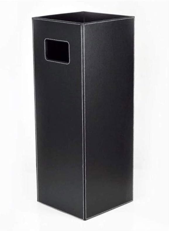 Leather Umbrella Storage, Barrel Decoration Flower Bucket Walking Sticks Holder for Hotel Lobby Household Commercial(D)