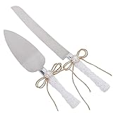 TOPBATHY Juego De Cortador y Servidor para Tarta De Boda Utensilios para Cortar Tartas Acero Inoxidable