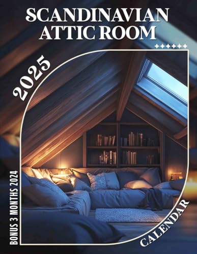 Scandinavian Attic Room 2025: 15 Months of Serene Spaces October
