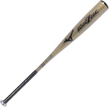 Mizuno 1CJMR17783 Soft Bat, Baseball, General Wing Zone, 32.7 inches 83 cm, Average 23.0 oz 660 g, 1CJMR17783 50 Gold x Black/83.0/Mens