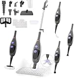 Steam Mop,12 in 1 Steam Cleaner for Home,15s Fast Heat-Up Steam Mops for Floor Cleaning with 180° Adjustable Mop Head,Detachable Handheld Steamer for Hardwood,Tile,Carpet, Clothes,Windows & Furniture