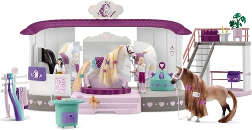 Écurie Schleich Salon de Beauté Sofia' Beauties avec Accessoires de Pansage et Figurines Schleich Chevaux Coffret de 99 Pièces - vue 6