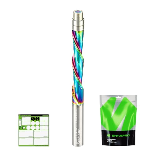 Downcut Flush Trim Router Bit 1/4 Inch Shank,Flush Cut Router Bit with Bottom Bearing,Extra Long Coated Carbide Bit，CNC Pattern Woodwork, 1-1/4Inch CL, 3 Inch OVL DOWN CUT 1