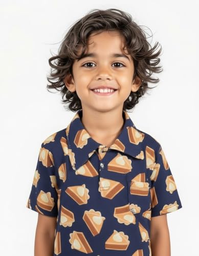 Image of Unique Baby Short Sleeve Collared Boys Polo Shirt, Toddler Kids Polo Shirts