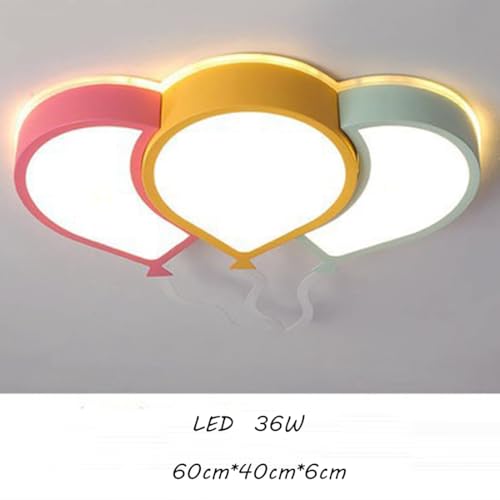 Lustre LED télécommandé et dimmable grand diamètre pour chambre bébé