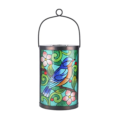 Afirst Hanging Solar Lantern - Decorative Outdoor Glass Solar Bird Lights Waterproof LED Tabletop Lamp for Garden Yard Patio Decor Afirst Hanging Solar Lantern - Decorative Outdoor Glass Solar Bird Lights Waterproof LED Tabletop Lamp for Garden Yard Patio Decor