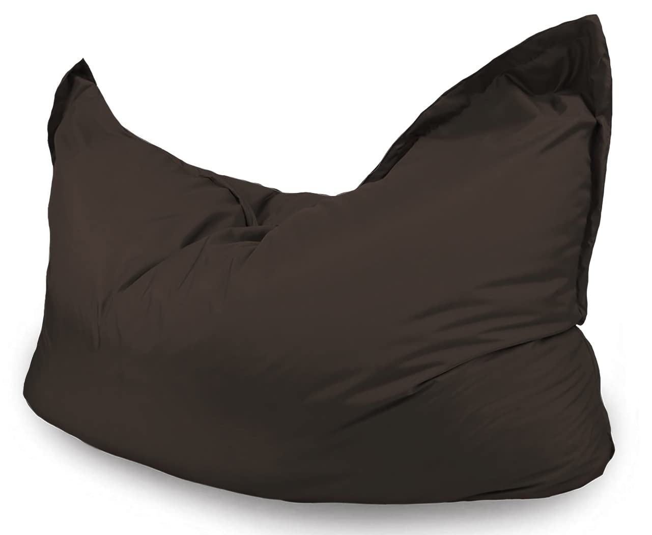 Beautiful Beanbags - Large Kids Big Brother Beanbag Chair, Water-Resistant Outdoor & Indoor Bean Bags, Ready Filled - Brown