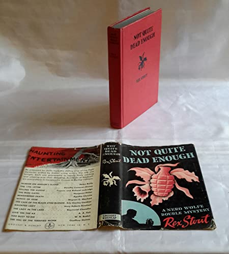 Not Quite Dead Enough and Booby Trap: A Nero Wo... B000F6S2WC Book Cover