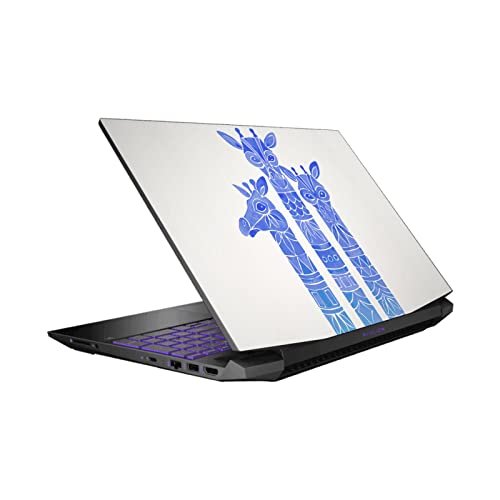 Skin girafe Cat Coquillette pour HP Pavilion 15.6, vinyle haute qualité protecteur