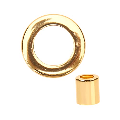 Suona Hoop Horn Connector Pan Flute Fife Instrument Steel Flute for Steel Fife Suona Replacement Metal Part Suona Accessory Replacement Part for Suona Alloy Golden