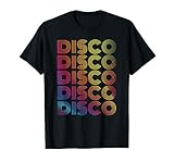 70er 80er Jahre Disco Tanzparty Vintage Retro Old School Outfit T-Shirt