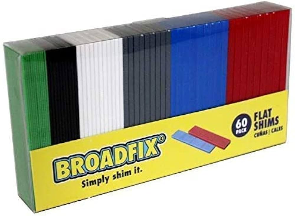 SHIM FLAT PLASTIC 60PK: Amazon.com: Industrial & Scientific