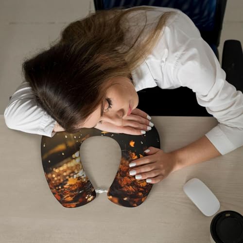 Almohada de viaje espuma viscoelástica 30 cm cómodo miniatura 7