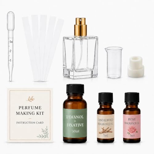 Image of Brindya DIY Perfume Making Kit - Create Your Own Signature Fragrance | 30ml Perfume Spray Bottle | Premium Fragrance Oil Set | Complete Perfume Crafting