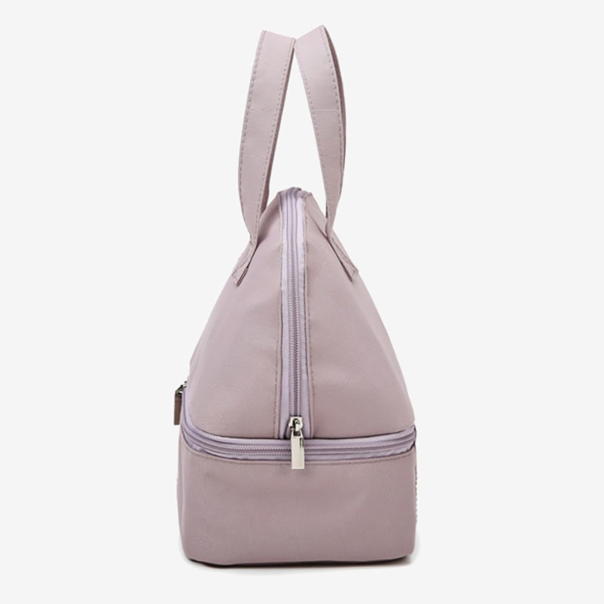 Portable Breast Milk Storage Bag Double Layer Polyester Purple image 5