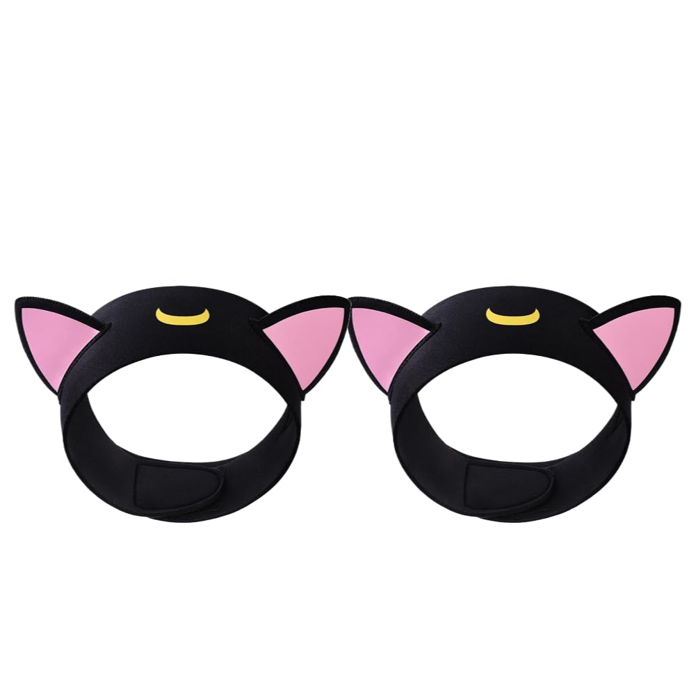 Capuche de Combinaison Oreilles de Chat néoprène 3 mm Serre-tête de plongée réglable Bandeau Protection Cheveux Cartoon pour Enfants et Adultes plongée Tuba Natation Surf