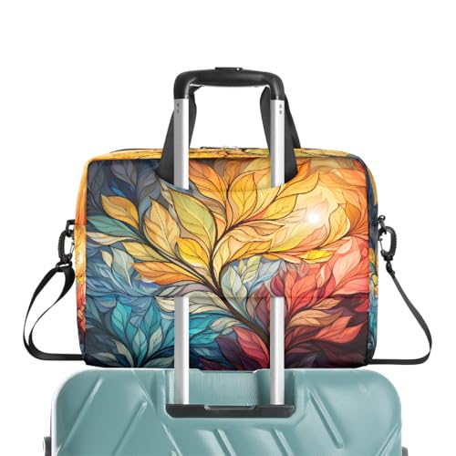 Bolso para laptop 15.6-16 pulgadas multicolor hojas árbol miniatura 7