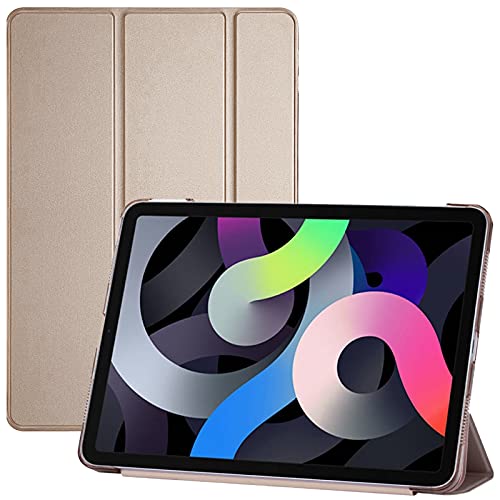 For Apple iPad Pro 11 2018 A1980/1934 Smart case Magnetic Stand cover with Wake/Sleep (Gold)