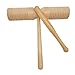 Latin American Music, Guiro Wood Percussion Instrument,Pine Training Musical Tone Block Rasp with Wood Scraper, Cuban Style Guiro 7 * 1.5in (1 Pcs)