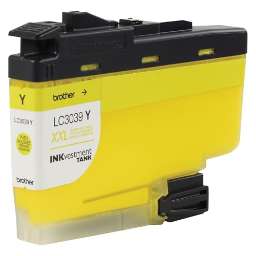 Brother Genuine LC3039Y, Single Pack Ultra High-Yield Yellow INKvestment Tank Ink Cartridge, Page Yield Up to 5,000 Pages, LC3039, Amazon Dash Replenishment Cartridge - image 4
