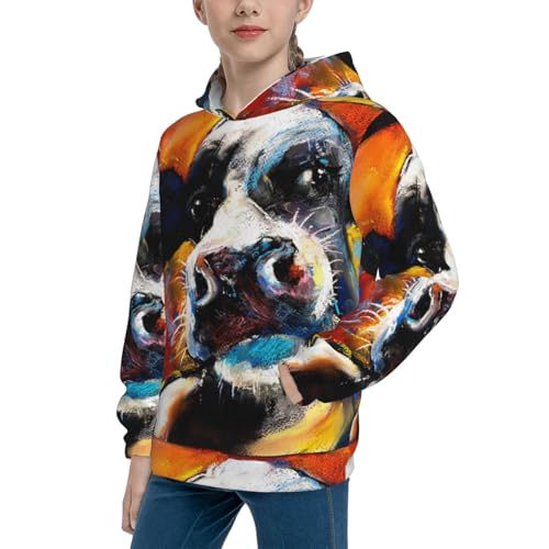 Cows Cattles Kid Hoodies Boys Sweatshirts Girls Pullover with Pocket2