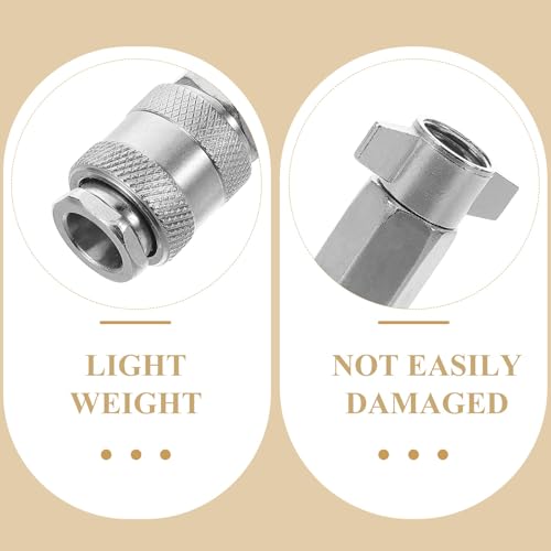Conector de manguera neumática de alta eficiencia para flujo de aire continuo 4