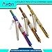 1.8mL Automatic Citoject Oral Syringes - Brown + Gold + Multicolor - Autoclave-Safe Dental Instruments - German Stainless Steel (3 Units)