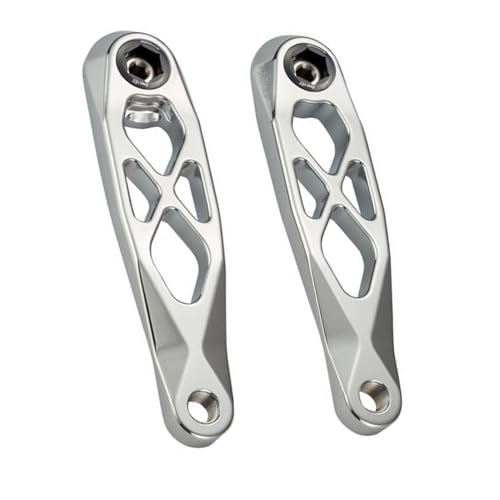 Pédalier VTT 165 mm creux et carré en alu pour maximiser la rigidité