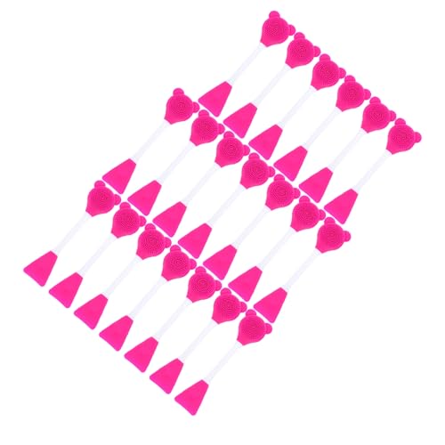 Pinceaux applicateurs en silicone pour masque facial VALICLUD - Lot de 20 pièces à double extrémité