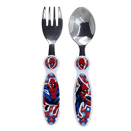 Stor Ensemble de couverts en métal Marvel Spiderman pour enfants, sans BPA, lavables et...